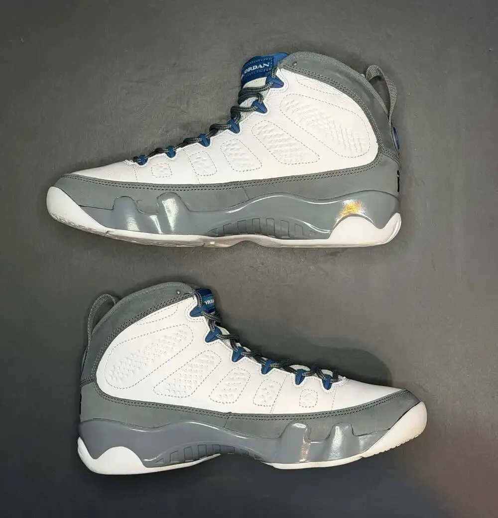 Size: 9m -Air Jordan 9 Retro 'Flint Grey and French Blue' (2026)